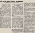 Artikel in Dresdner Anzeiger 1937