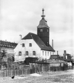 Ehemaliges Kanonenbohrwerk Dresden um 1910, Blick zu den Häusern der Oederaner Straße