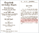 Tagebuch eines Dresdner Bürgers 1828