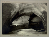 Verlegung des Mühlgrabens zwischen Devrientstraße und der Elbe 1913. Anschluss an den bestehenden Graben an der  Devrientstraße, stromauf gesehen